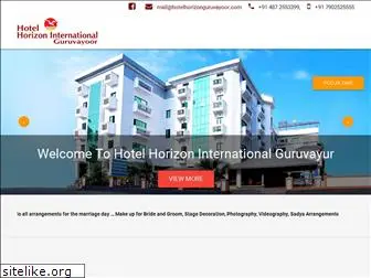 hotelhorizonguruvayoor.com