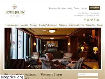 hoteljuliendubuque.com