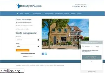 hotelletjedeveerman.nl