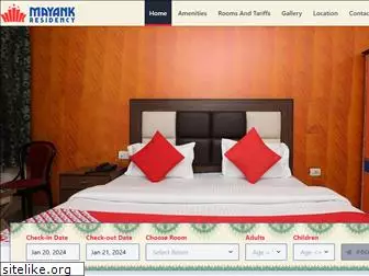 hotelmayankresidency.com