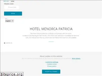 hotelmenorcapatricia.com