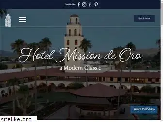 hotelmissiondeoro.com