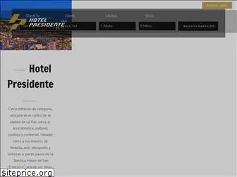 hotelpresidente.com.bo