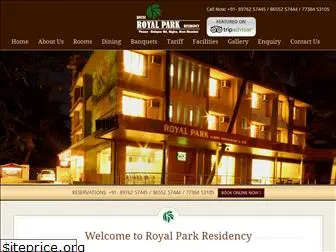 hotelroyalparkresidency.com