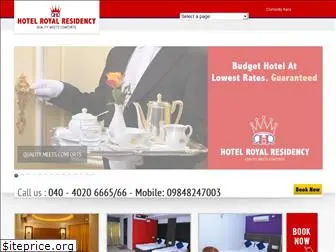 hotelroyalresidencyhyd.com