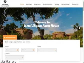 hotelshyamfarm.com