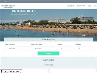 hotelsinbelek.net