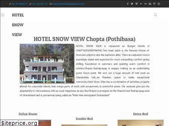 hotelsnowviewchopta.com