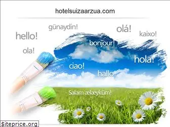 hotelsuizaarzua.com
