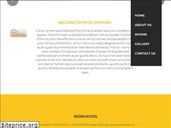 hotelsunparkpondy.com