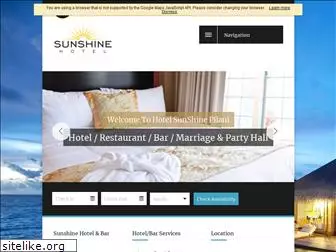 hotelsunshinepilani.com