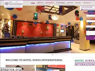 hotelsuryainternational.com