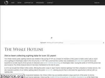 hotline.whalemuseum.org