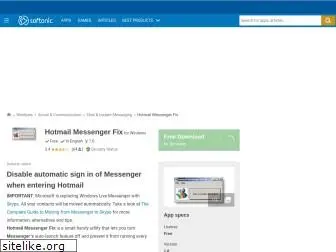 hotmail-messenger-fix.en.softonic.com