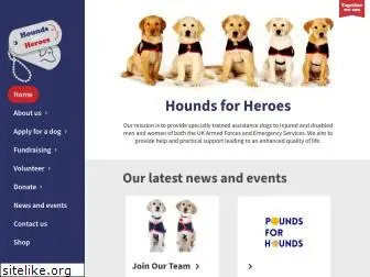 houndsforheroes.com