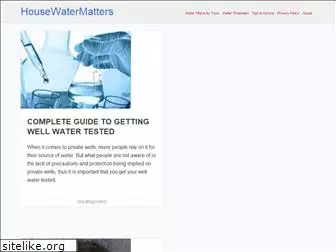 housewatermatters.com