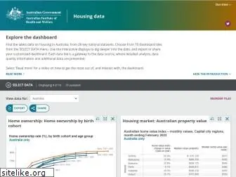 housingdata.gov.au thumbnail