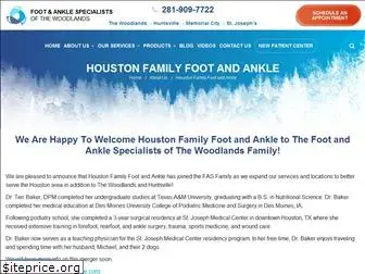 houstonfamilyfootandankle.com