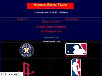 houstonsportsteams.com