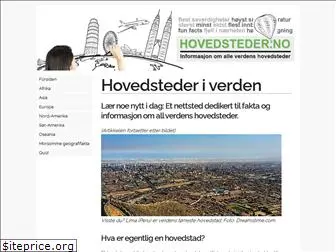 hovedsteder.no