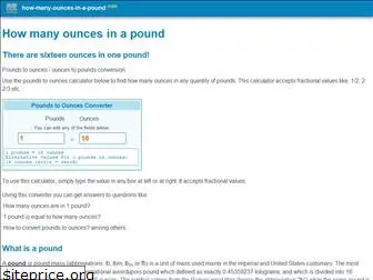 how-many-ounces-in-a-pound.com