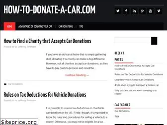 how-to-donate-a-car.com
