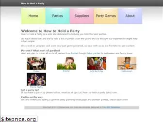 how-to-hold-a-party.com