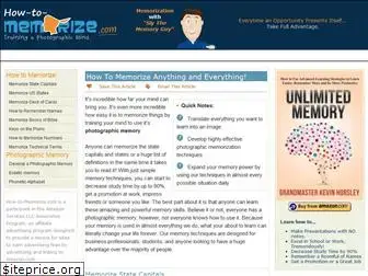 how-to-memorize.com