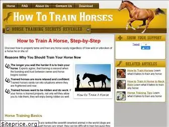 how-to-train-a-horse.org
