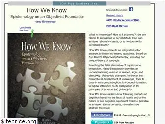 how-we-know.com