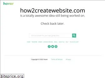 how2createwebsite.com