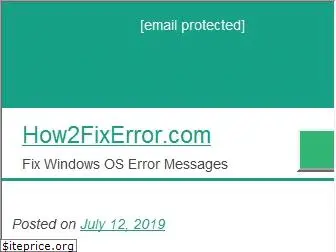 how2fixerror.com