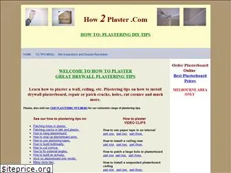 how2plaster.com