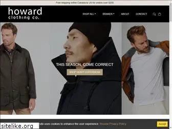 howardclothing.com