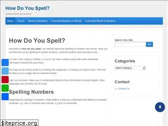 howdoyouspell.org