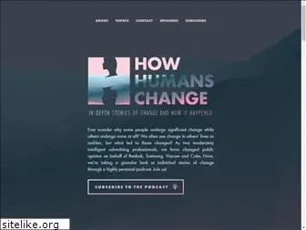 howhumanschange.com