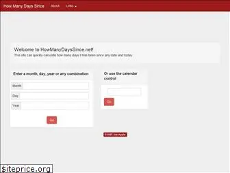 howmanydayssince.net