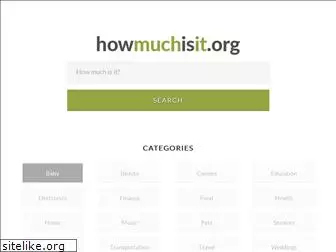 howmuchisit.org