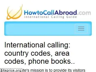 howtocallabroad.com