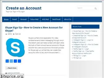 howtocreateanaccount.com