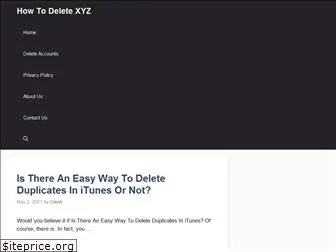 howtodelete.xyz