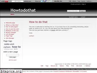 howtodothat.wikidot.com