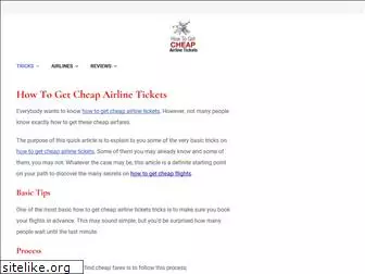 howtogetcheapairlinetickets.net