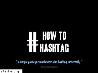 howtohashtag.com