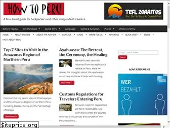 howtoperu.com