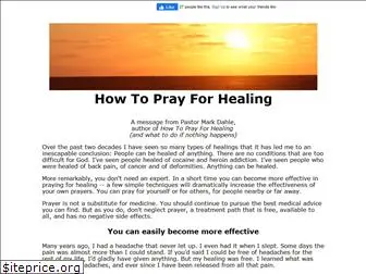 howtoprayforhealing.com