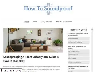 howtosoundproof.org