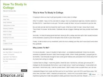howtostudyincollege.com
