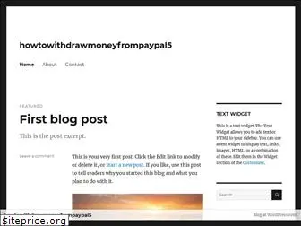 howtowithdrawmoneyfrompaypal5.wordpress.com