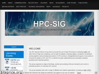 hpc-sig.org.uk